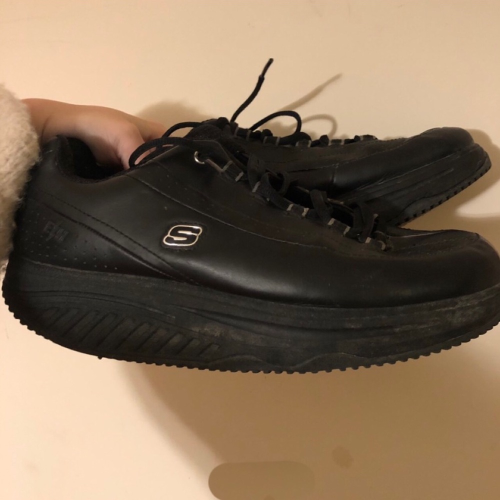 Sketchers Shape-Ups Black Edition